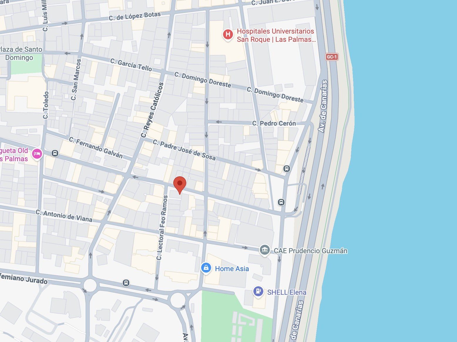 Mapa de la ubicación del despacho en Calle Alonso Quintero, 31